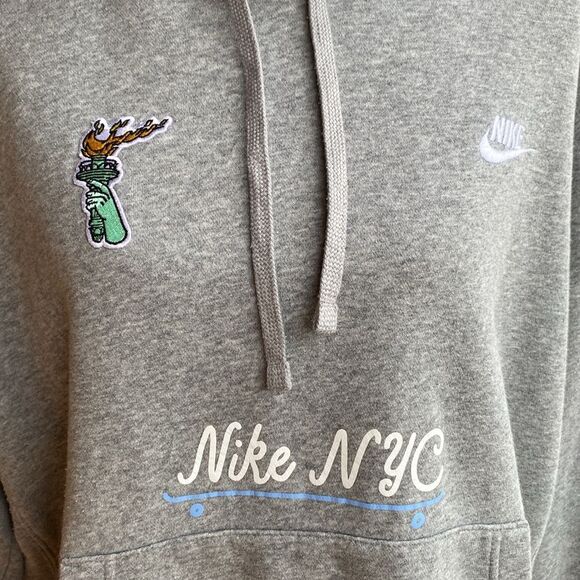 Nike NYC Havy Gray Hoodie for Men - Picture 2 of 7